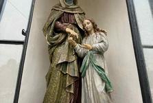 Ve Smolíně prošla citlivou opravou historická socha svaté Anny